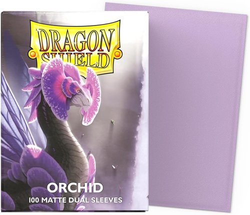 Dragon Shield | Premium TCG Sleeves - Smooth & Tough | Orchid & Eucalyptus | 2X 100 CT - Compatible with Pokémon, Flesh & Blood, One Piece & Magic The Gathering