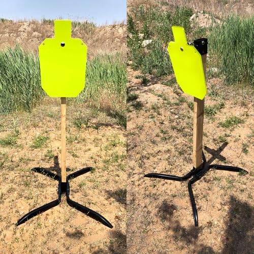 Highwild AR500 Steel Target Stand Kit with 12x20 Target & 2x4 Mount - Target System with Variation H-Target Stand Kit/12x20 Torso