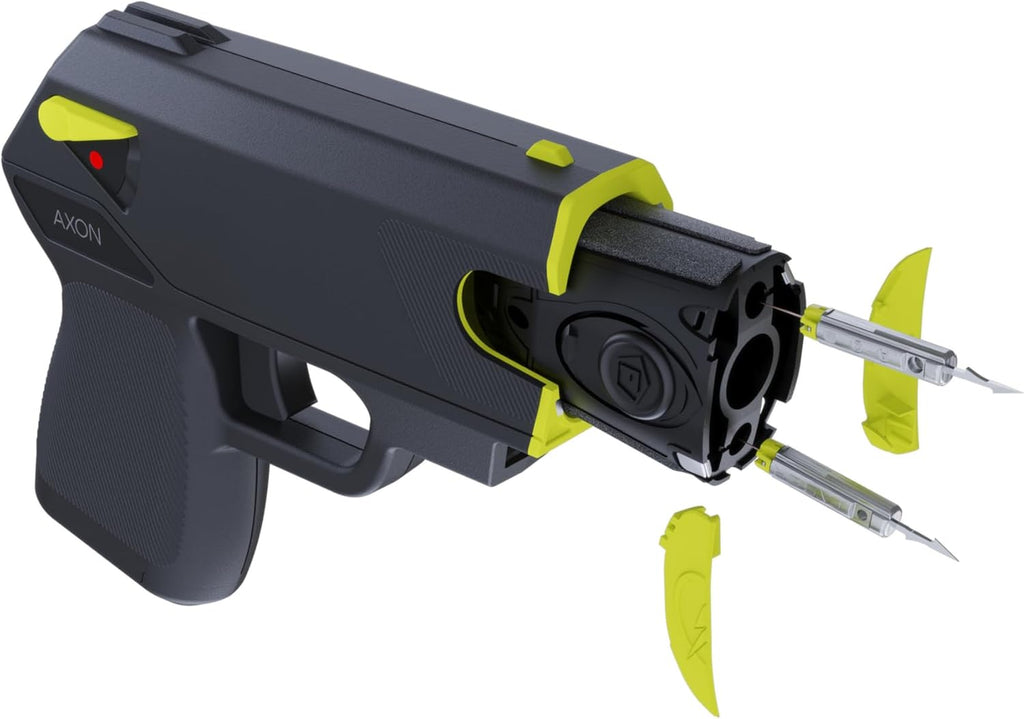 TASER Pulse 2 Self-Defense Device - Compact 8oz with 63 µC Stun Charge & 15ft Range | Includes 2 Cartridges & Carry Case
