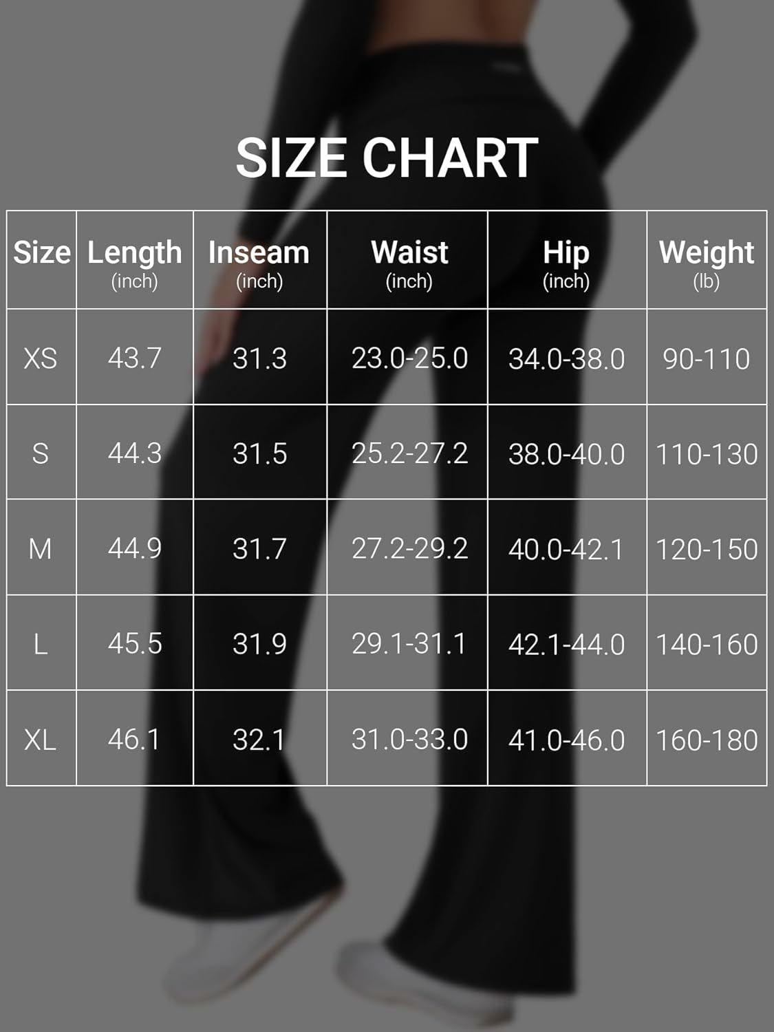 YEOREO VitaWeave Straight Leg Leggings - Women's Fold Over Wide Leg Pants | 31.5" Casual Gym Wear