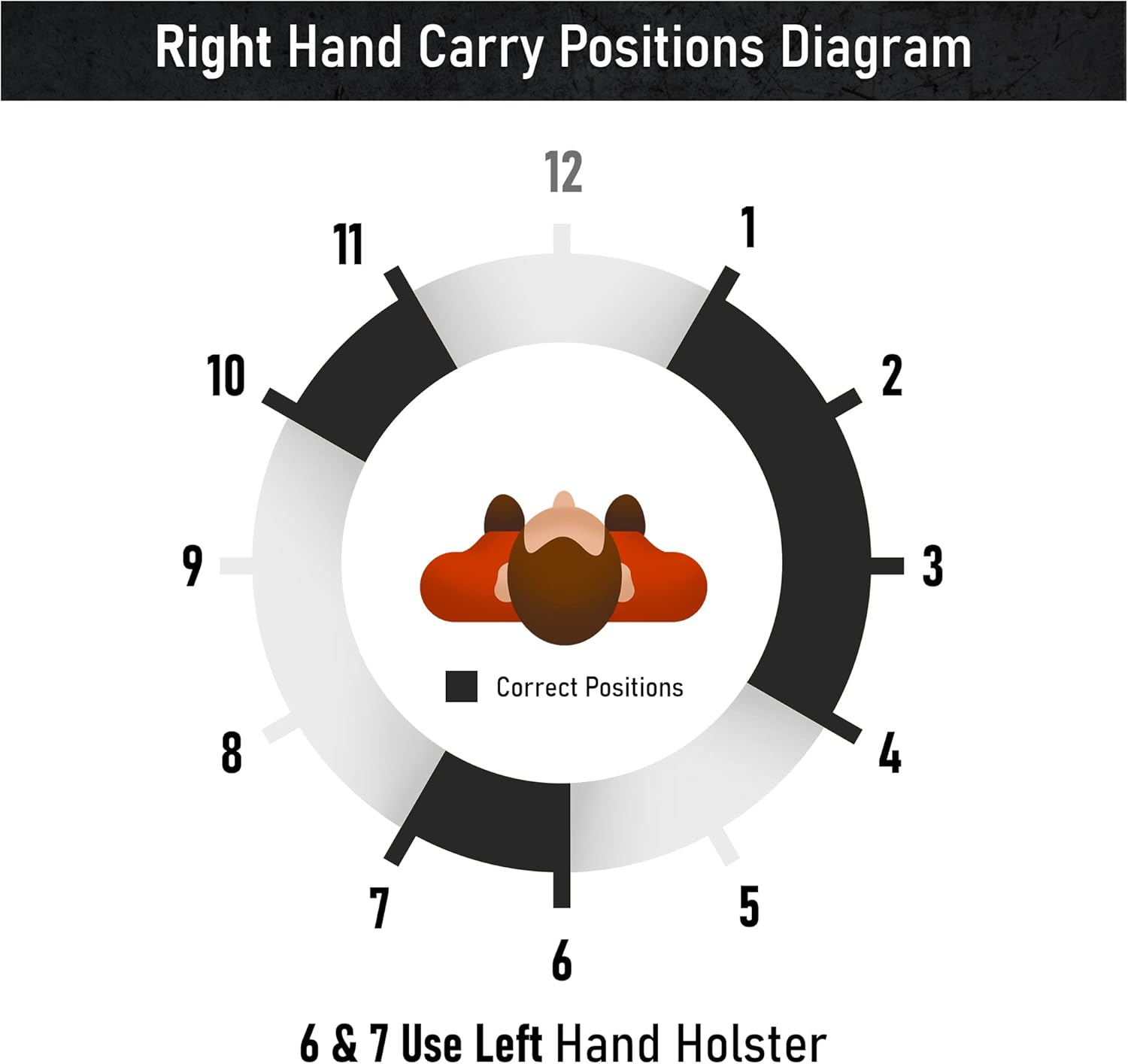 Skiennix IWB Pistol Holster - Eco Leather with Mag Pouch for Glock 17/19/21 & XDM (Right-Handed)