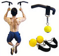 MuscleForge Pull Up Grips Ball – Enhance Grip Strength & Forearm Training – 2.8inch Non-Slip Surface Grip Balls – Includes Carabiners & Straps – Max Load 530lbs – Ideal for Climbing, Calisthenics