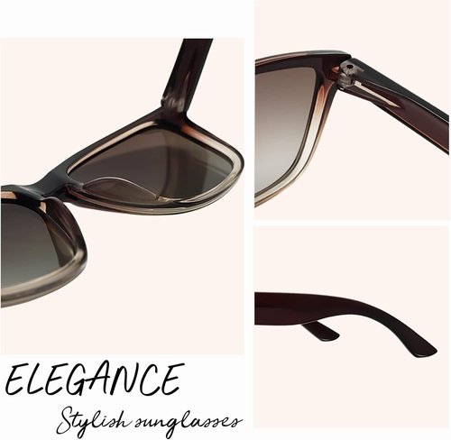 KANASTAL Polarized Sunglasses - UV400 Protection | Classic Square Design for Men & Women