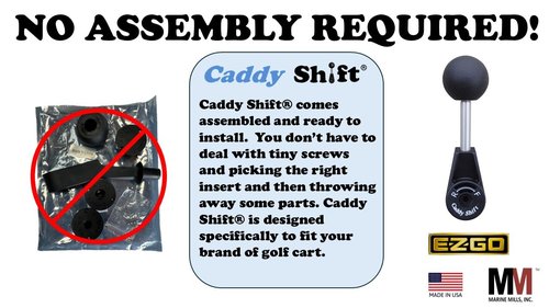 Caddy Shift E-Z-GO Golf Cart Shifter, Forward-Reverse Shift Lever, Handle, Knob