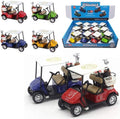 Mini Golf Carts by [Brand Name] - 4" Diecast Alloy Metal Pullback Action | Box of 12 Scale Model Toys