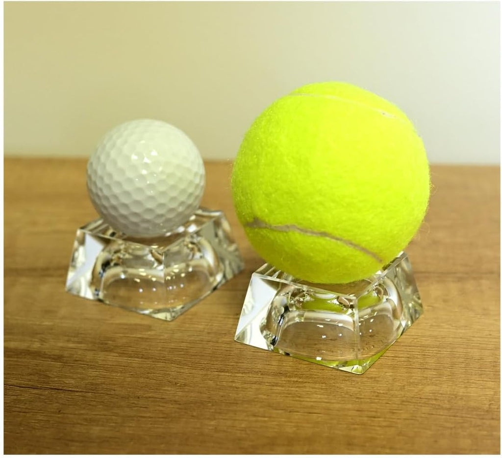 Skiennix Crystal Ball Stand - Clear Sphere Holder for 40mm to 120mm Balls | Perfect Display Base
