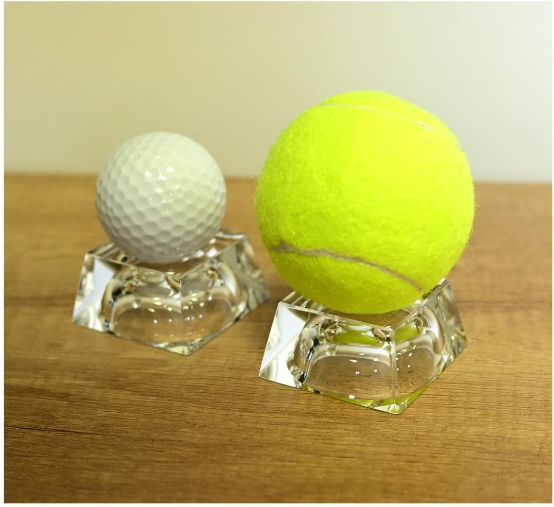 Skiennix Crystal Ball Stand - Clear Sphere Holder for 40mm to 120mm Balls | Perfect Display Base