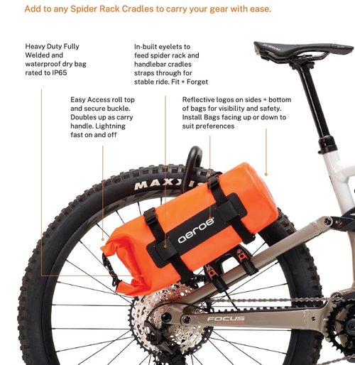 AEROE 8L Heavy Duty Dry Bag Orange