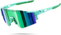 KUGUAOK Oversized Kids Sunglasses Youth Baseball Sun Glasses Boys Girls Softball Cycling UV400 Protection Goggles