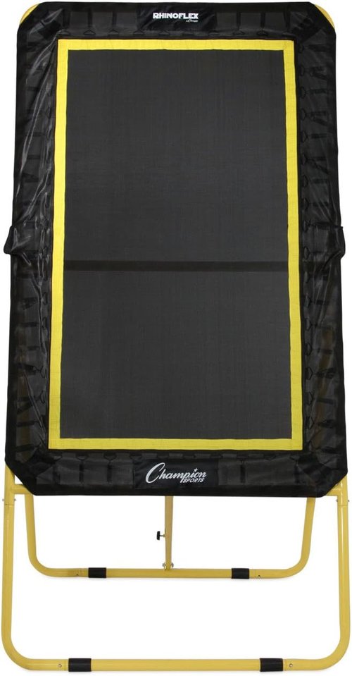 Champion Sports Lacrosse Target - Deluxe Ball Return Bounce Back Net for Training & Drills