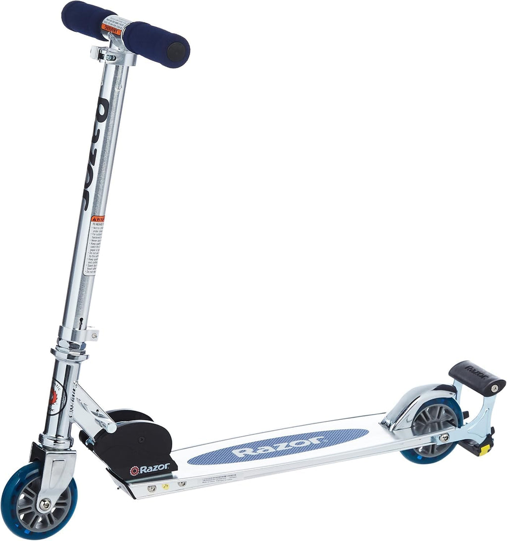Skiennix Razor Spark Kick Scooter - Blue - Fun & Safe Ride for Kids