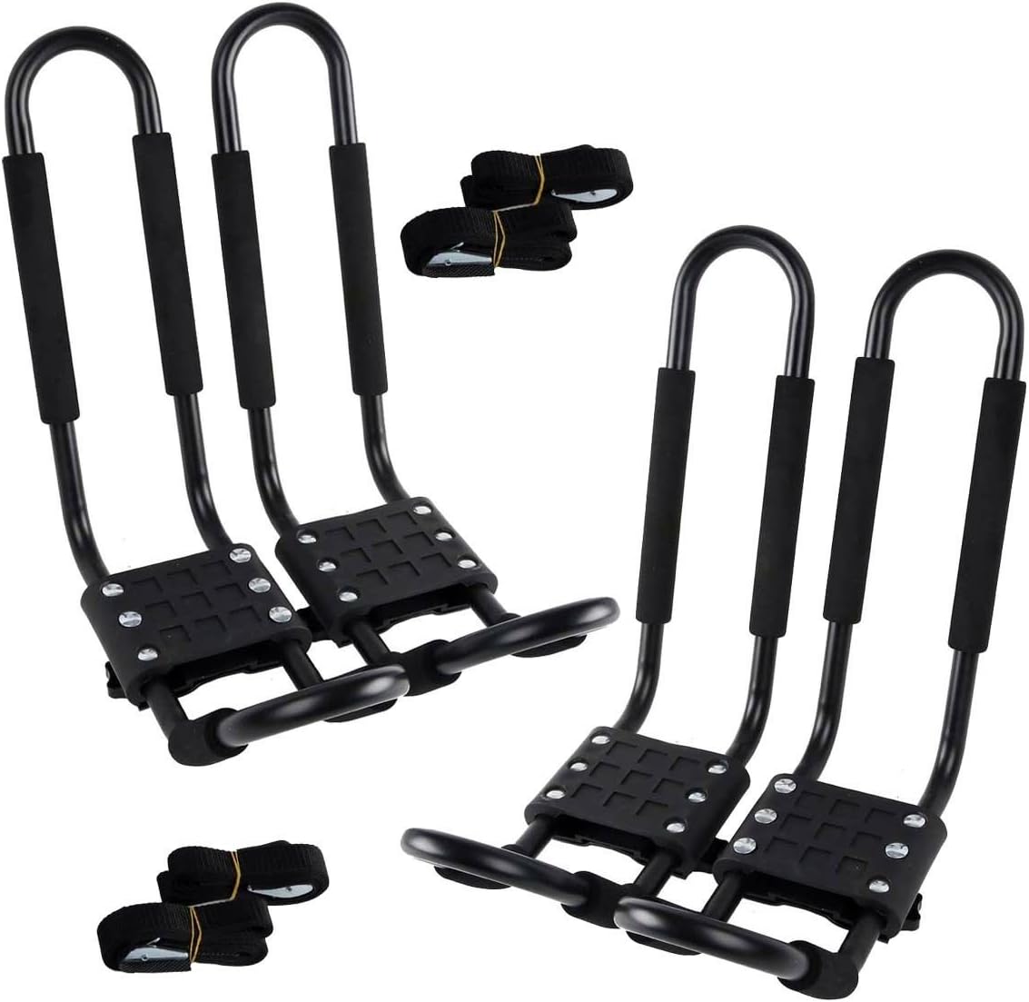 XMT-MOTO J-Bar Kayak Carrier - Universal Top Mount Roof Rack for SUVs & Vans | 2 Pairs