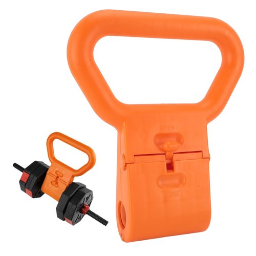 Portable Adjustable Kettlebell Grip Handle: Convert Your Dumbbells Into Kettlebells for Indoor & Outdoor Gym Fitness Training