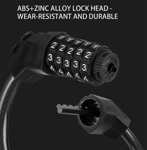 Bike Chain Lock, Premium Case-Hardened Security Chain for Motorcycles, Bike, Generator, Gates,Outdoor Furniture (1.1m Plastic Wrapped Lock)