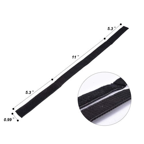 LAKKIT Hoverboard Seat Attachment Straps 2 Pairs with 4 Protectors Adjustable Anti-Wear Replacement Straps for Hoverboard Gocart Self Balancing Scooter