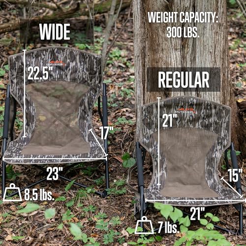 Vanish MC Hunting Blind Chair - Mossy Oak Original Bottomland, Wide