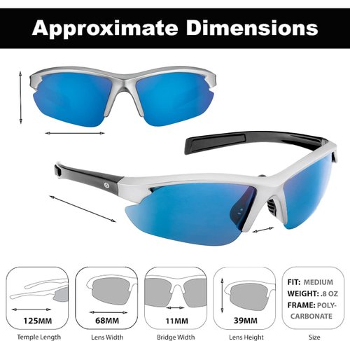 Flying Fisherman Jr. Angler Fin Kids Polarized Sunglasses – 100% UV Protection for Fishing, Boating & Sports