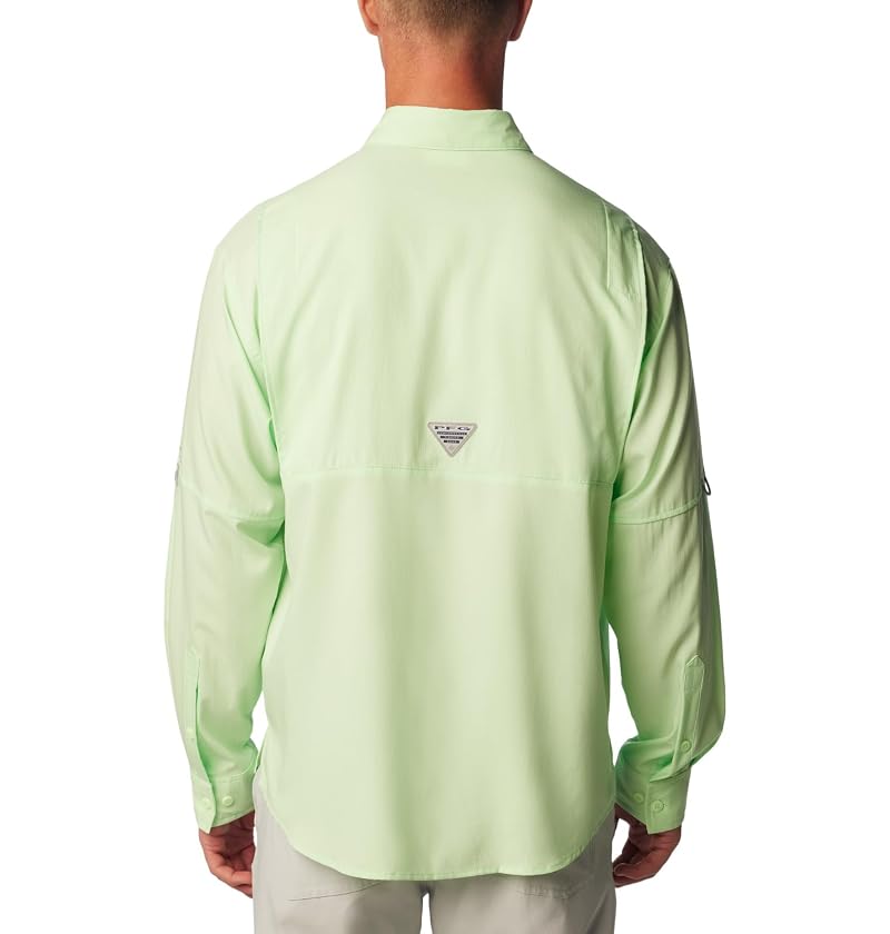 Columbia PFG Tamiami Long Sleeve Fishing Shirt for Men - White, XL