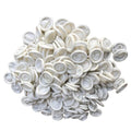 ANSLYQA Finger Cots, (Medium,2400 Pcs) Disposable Latex Finger Covers Anti Static Rubber Fingertips Protective for Electronic Repair,Crafting Industrial Apply, White