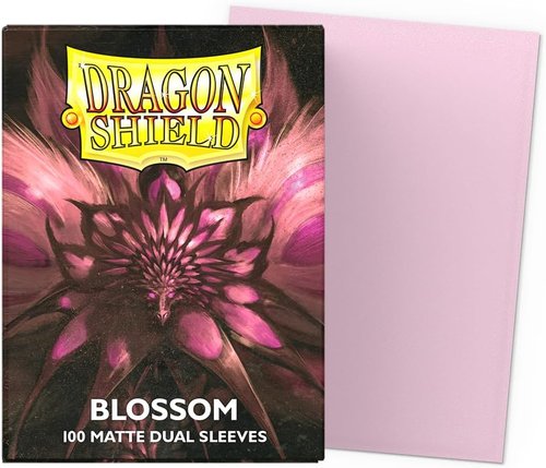 Dragon Shield | Matte Dual Standard Size Card Sleeves - 100 CT Premium TCG Protection | Blossom Color