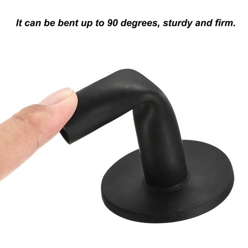 PATIKIL 2.3 Inch Rubber Golf Tee, 7 Pack Tall Training Driving Range Tee Stable Ball Holder for Outdoor Indoor Hitting Mat, Black