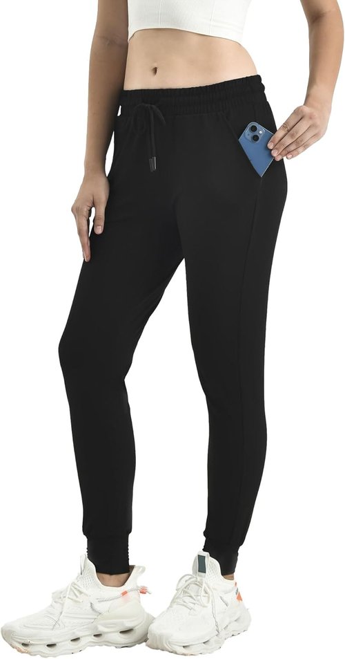 Ipletix Joggers for Women - Lightweight Drawstring Yoga Sweatpants with Pockets | Perfect for Lounging & Running