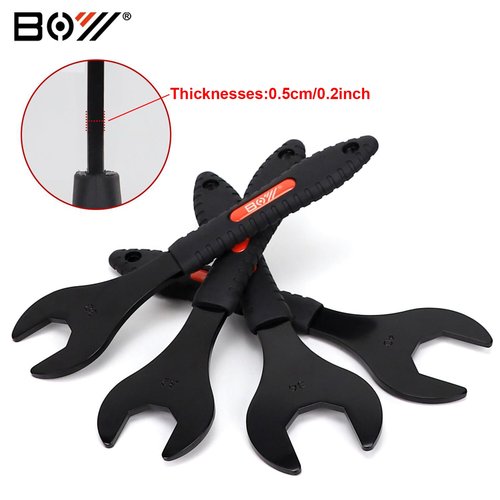SONZUIA Bike Threaded Headset Wrench, 30 32 36 40mm Bicycle Fork Headset Top Locknut Removal Spanner Tool (32MM)