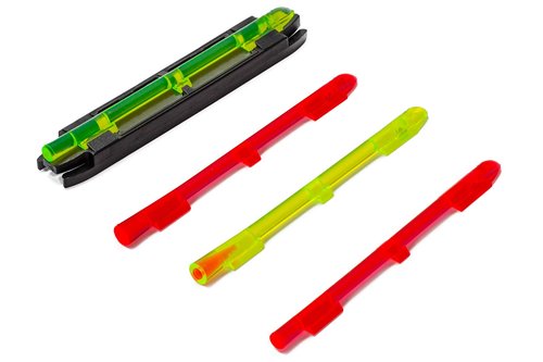 HIVIZ M-Series Magnetic Shotgun Sight – Front Sight for Most Ribbed Shotguns – Includes Interchangeable LitePipes in Green, Red & Two-Tone – Magnetic Snap-On Base – Fits Multiple Rib Widths