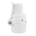 Nurnesy Electric Scooter Pole Folder Base, ABS and Alloy Non Slip Coating, High Strength Material, Easy Folding Design, Impact, for M365 Electric Scooter (White)