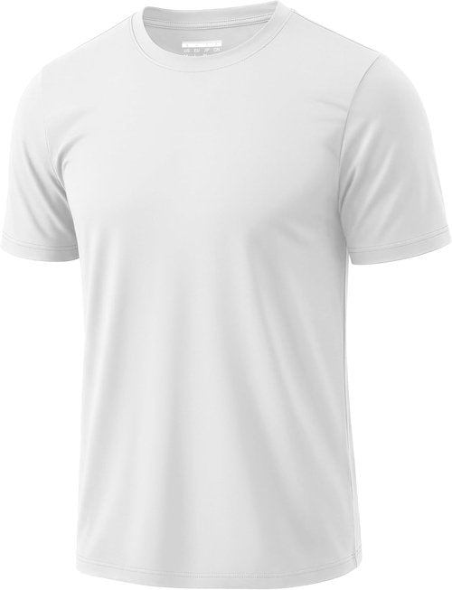 MAGCOMSEN Men's Workout Shirt - Dry Fit Short Sleeve Athletic Tee | UPF 50+ Moisture Wicking for Gym & Outdoor Activities