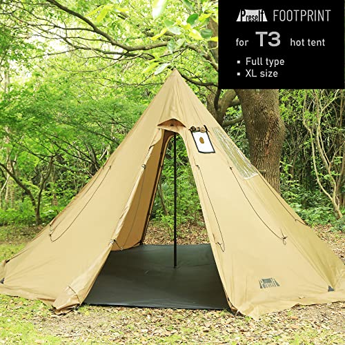 Waterproof Tent Ground Sheet for Tipi Hot T3 XL - Camping Tarp & Floor Mat