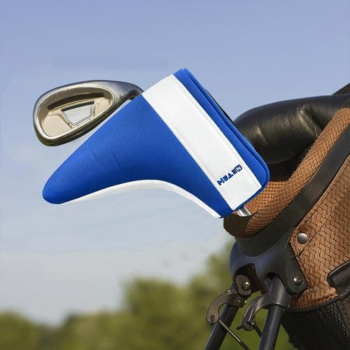 HUAEN Blade or Mallet Putter Cover - Mallet Putter Headcover - Fleeced Lined Putter Head Covers - Protective Golf Club Covers to Match Putter Headcover (Blade Blue)