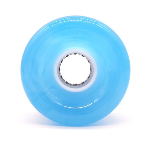 LONTOHCE Skateboard Wheels Cruiser Skateboard Wheels 65mm 78A with Skateboard Kit, Bearings and Spacers (Blue)