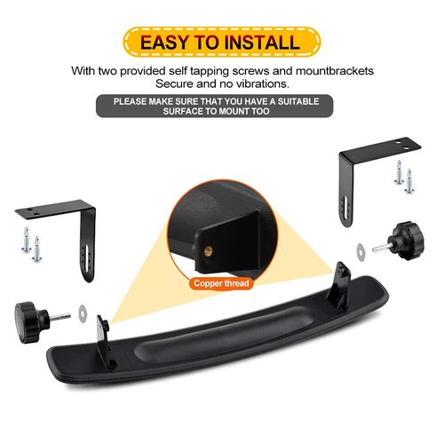 SHUNCHENXIANG Golf Cart Rear View Mirror Fits EZGO Club Car Yamaha, 16.5 Inch Extra Wide Universal Adjustable Panoramic Golf Cart Mirror