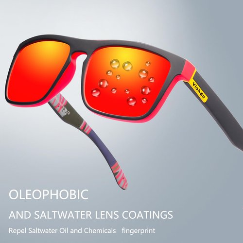 VIAHDA Polarized Sports Sunglasses for Man Cycling Running Fishing Golf Sun Glasses Women HD731