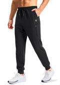 G Gradual Men's Joggers - Athletic Workout Pants with Zipper Pockets | Stretchy Gym Sweatpants