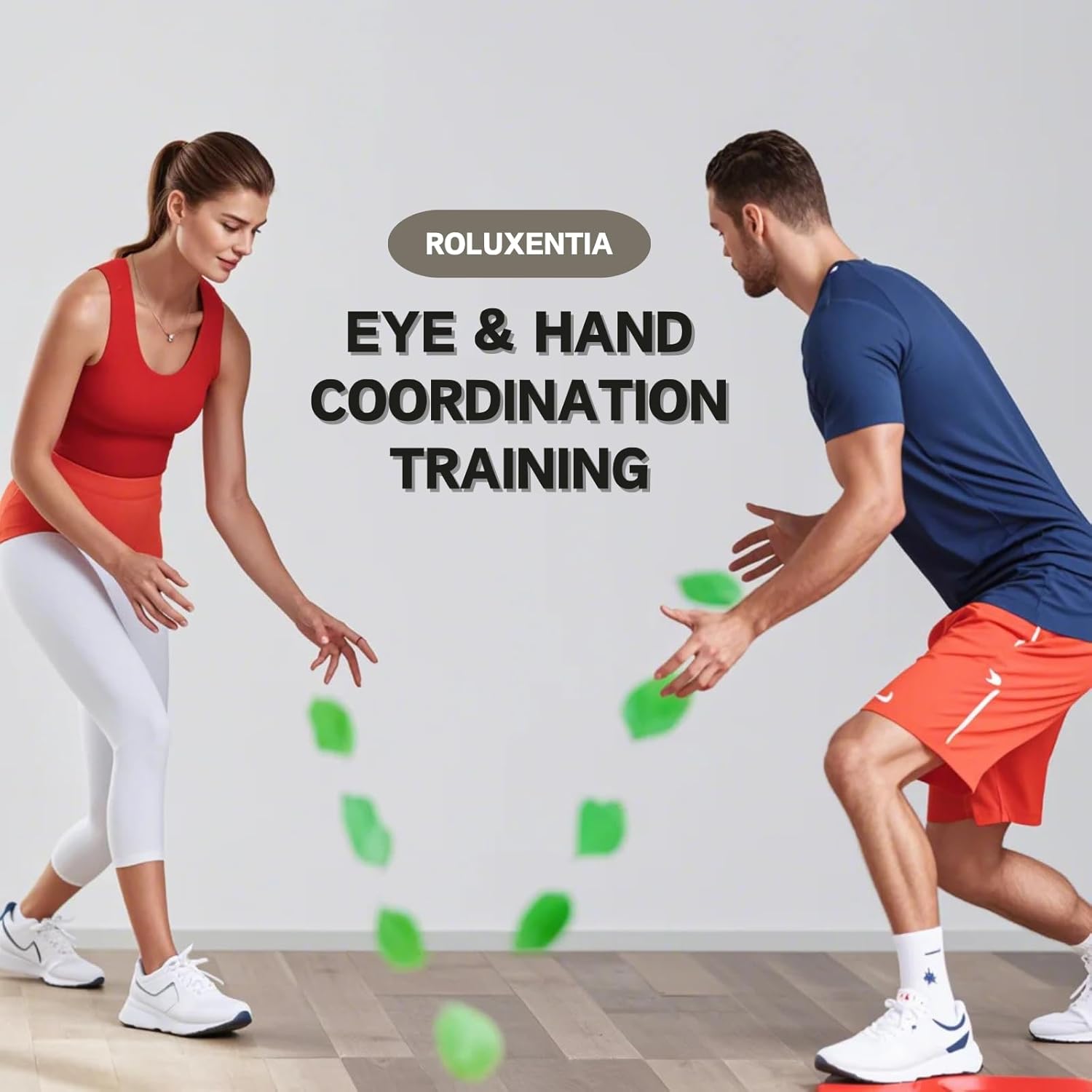 Reaction Balls 4 Pack - 2.8 Inch Reflex Training Equipment for Hand-Eye Coordination & Agility