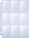 9 Pocket Page Protectors by [Brand Name] - 36 Pack Clear Trading Card Sleeves for 3 Ring Binders