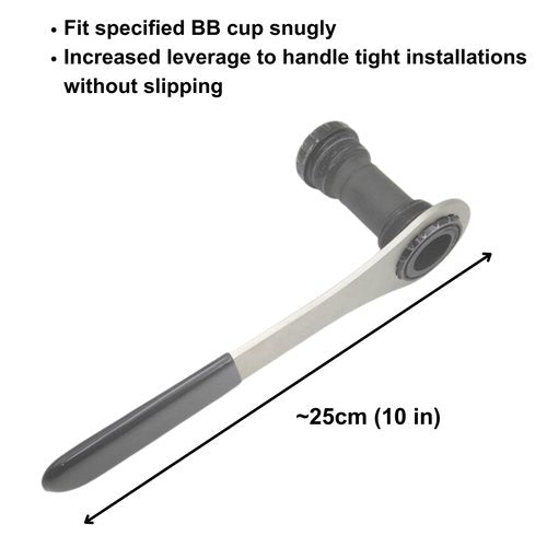 Juscycling Bottom Bracket Tool for 16-Notch 41mm OD Threaded BB, Compatible with Shimano Ultegra, SM-BBR60 XT, BB-MT800
