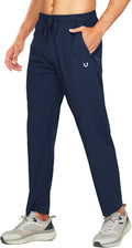 NORTHYARD Men's Athletic Joggers - Lightweight Running Pants with Zipper Pockets | Perfect for Gym & Casual Wear