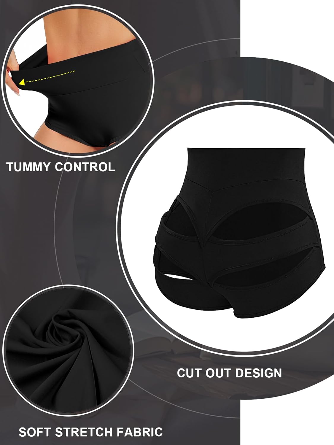 Skiennix Booty Lifting Yoga Shorts - High Waisted Scrunch Design for Ultimate Comfort | Activewear