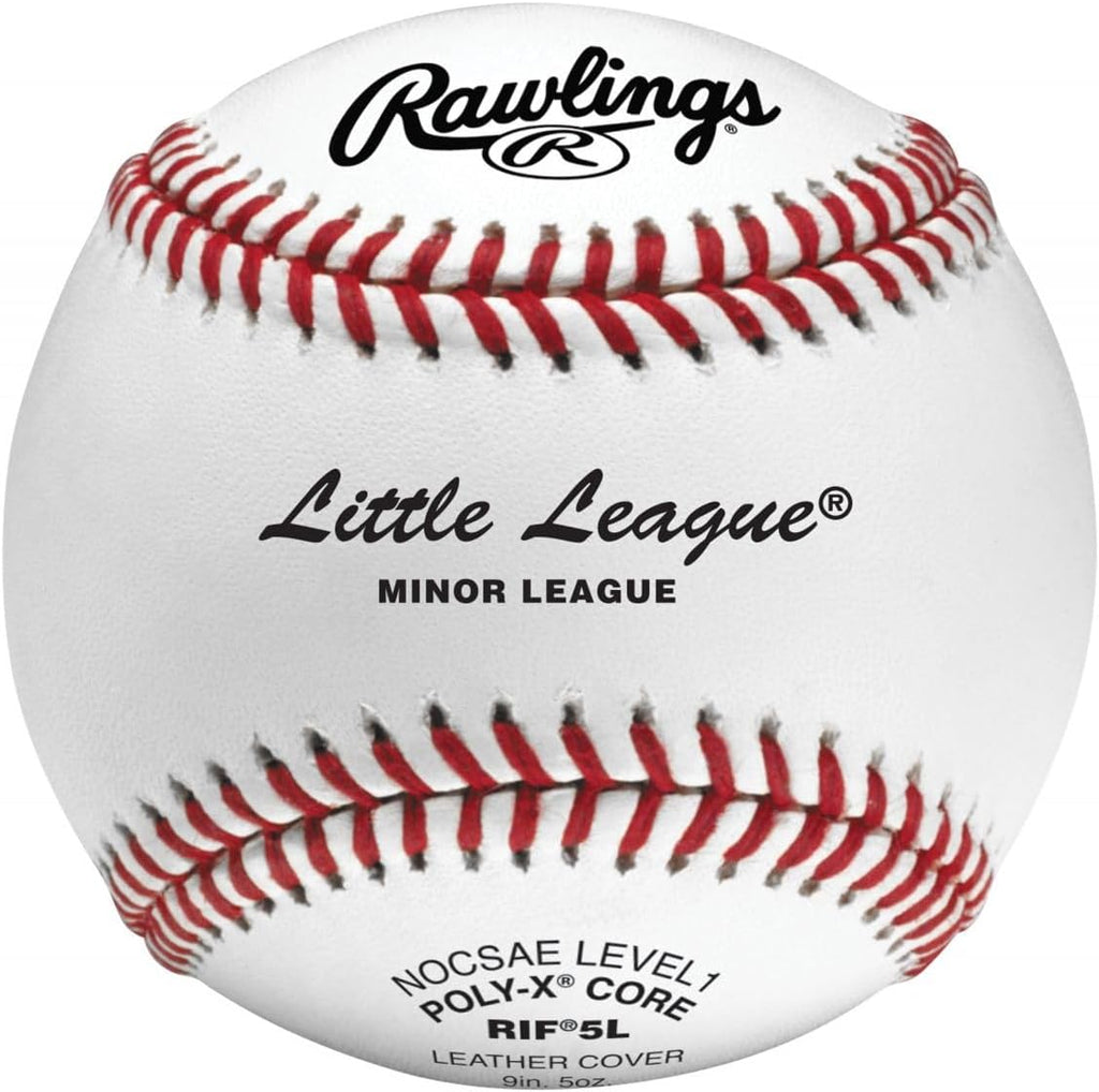 Rawlings RIF Little League Training Baseballs - 12 Count | Level 5 (Ages 7-10) & Level 10 (Ages 10+) Options