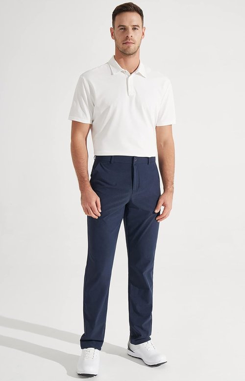 Libin Men's Golf Pants - Stretch Quick-Dry Casual Trousers with Pockets | Lightweight Comfort in 30"/32"/34" Sizes