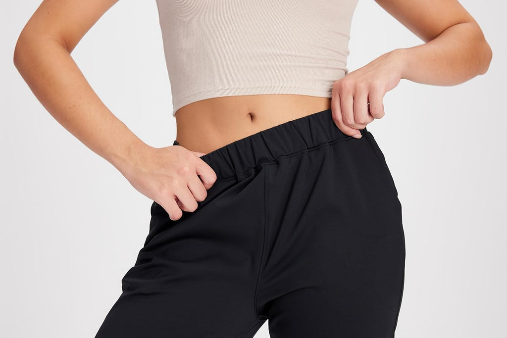 Yogipace 7/8 Stretch Ankle Pants - Women's Tapered Work & Travel Pants with Pockets | Petite/Regular/Tall