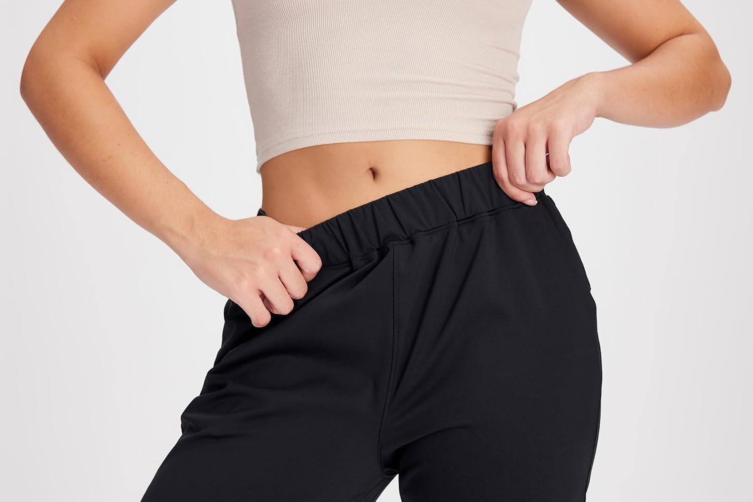 Yogipace 7/8 Stretch Ankle Pants - Women's Tapered Work & Travel Pants with Pockets | Petite/Regular/Tall