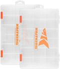 KastKing Tackle Boxes - Durable Plastic Storage Organizer with Removable Dividers | 2-Pack & 4-Pack Options