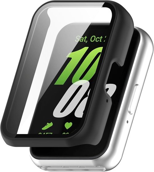 FanTEK Galaxy Fit 3 Watch Case - Scratch Resistant & Shock Absorbing | Matte Black for Men & Women