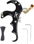 SPG Thumb Release for Compound Bow - Durable Aluminum Alloy 4-Finger Design | Anti-Slip Frosted Texture