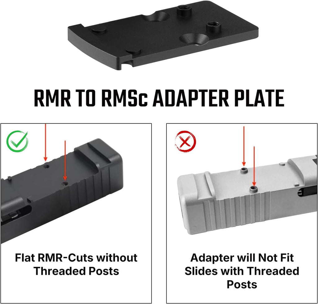 OSIGHT SE 6 MOA Green Dot Micro Sight - Includes RMR to RMSc Adapter Plate for RMR Slide Cut