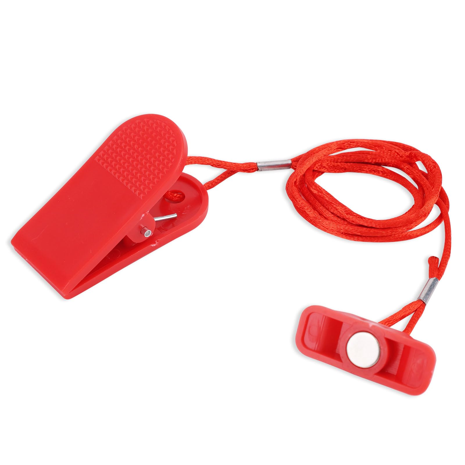 Treadmill Magnet Safety Key, Magnetic Safety Switch Universal Treadmill Emergency Stop Magnet for Most Treadmills Running Machines Replacement Accessories (Rectangle)